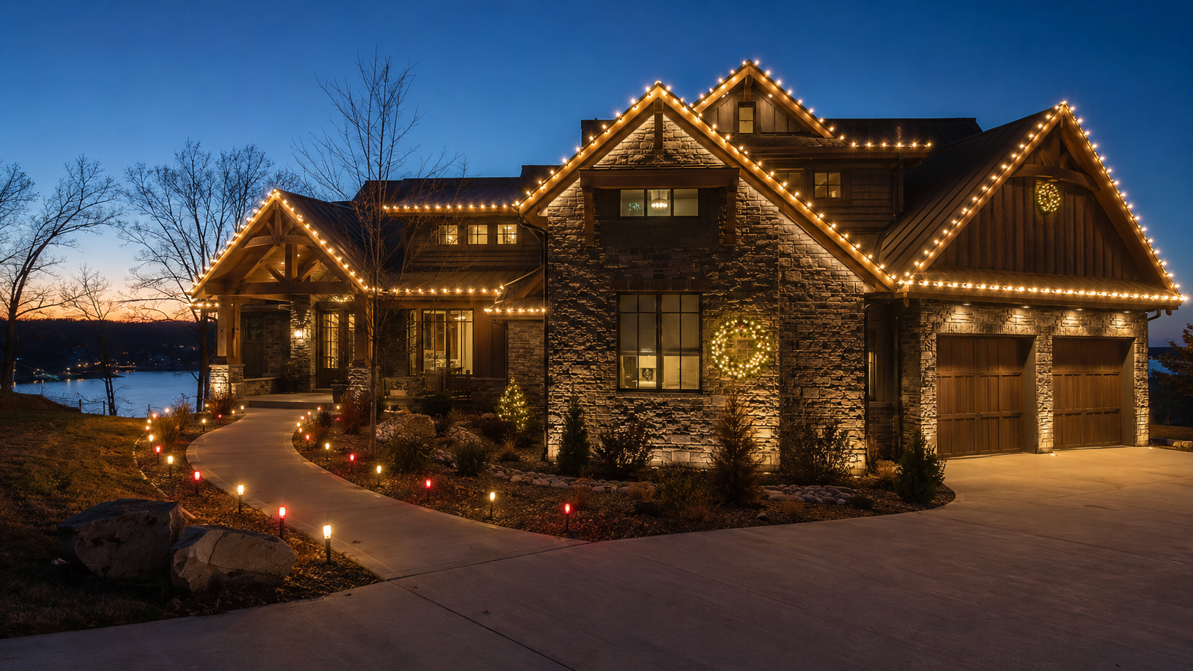 Professional Christmas lighting design 7