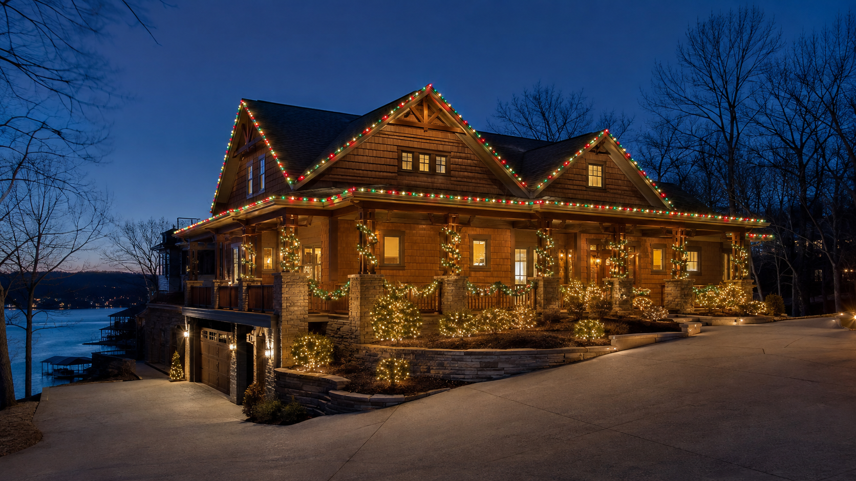 Professional Christmas lighting design 8
