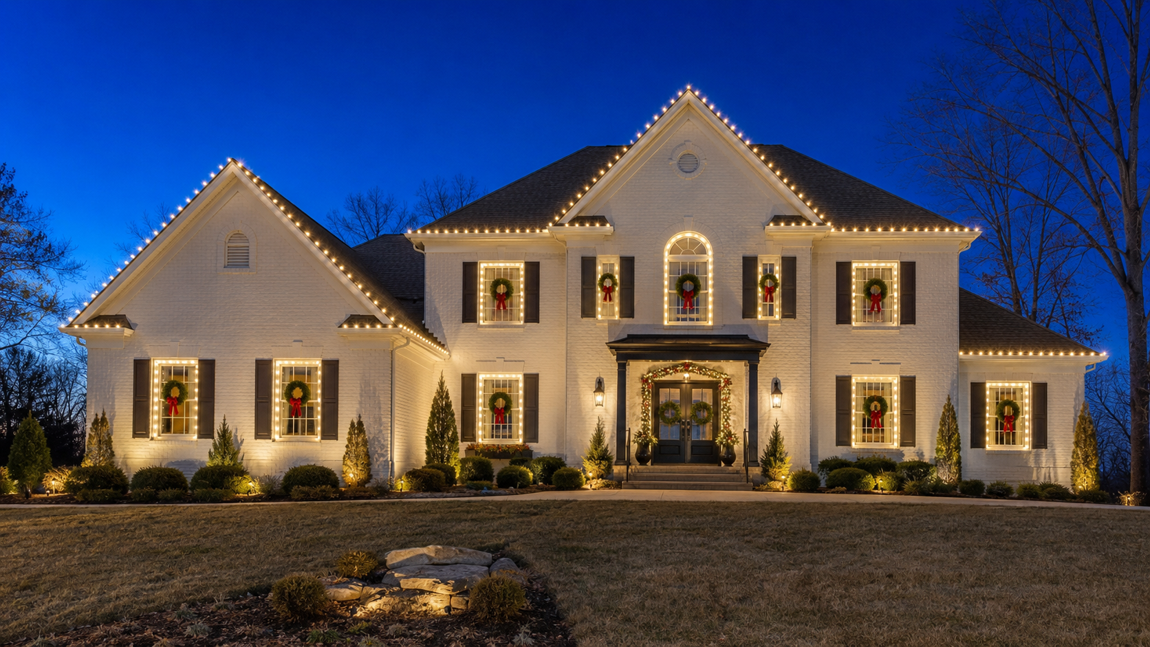 Professional Christmas lighting design 11