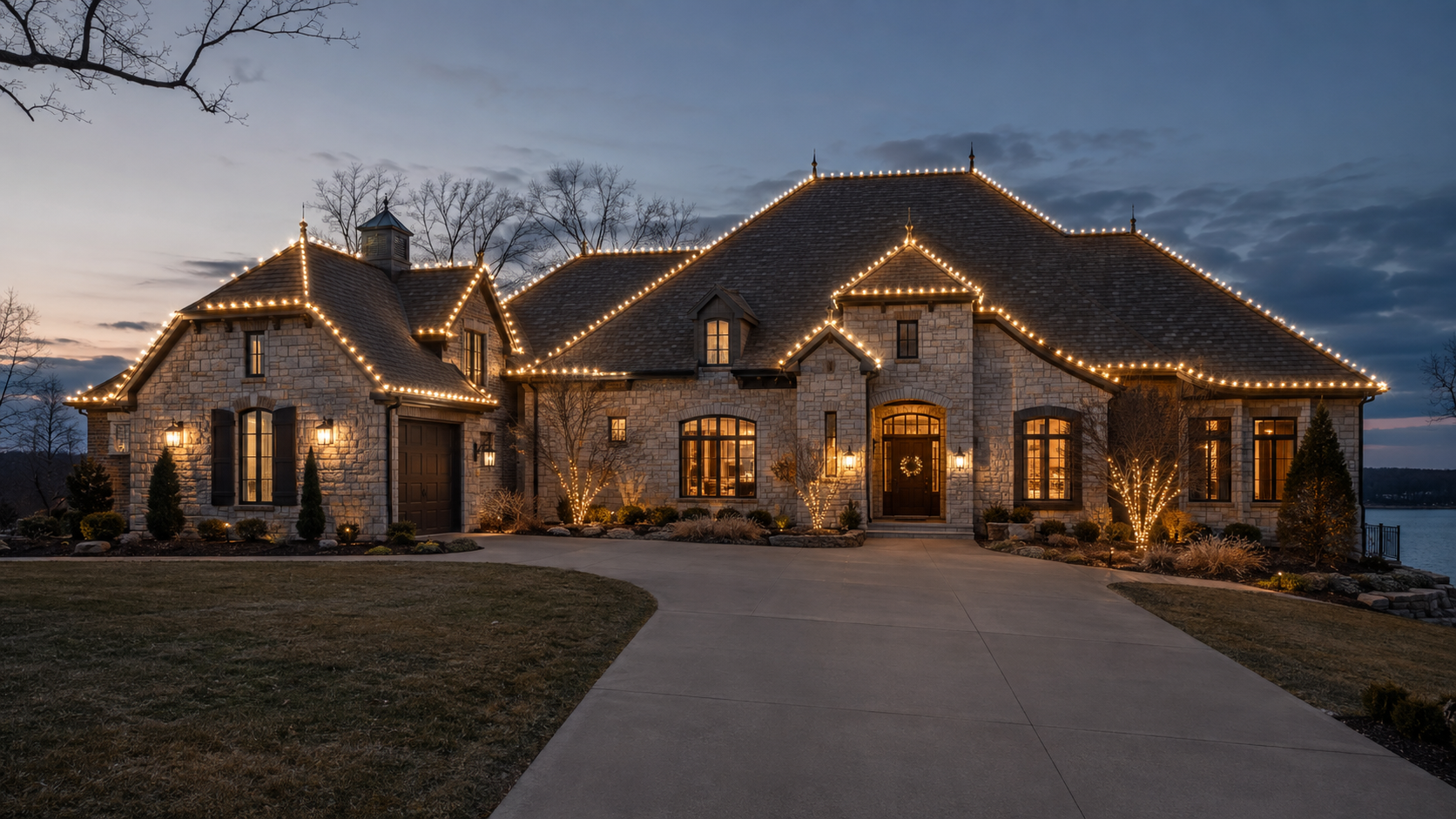 Professional Christmas lighting design 4